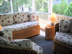 Chautauqua back porch rental